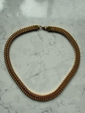 Gold Twist Chain Necklace - Women's Jewelry